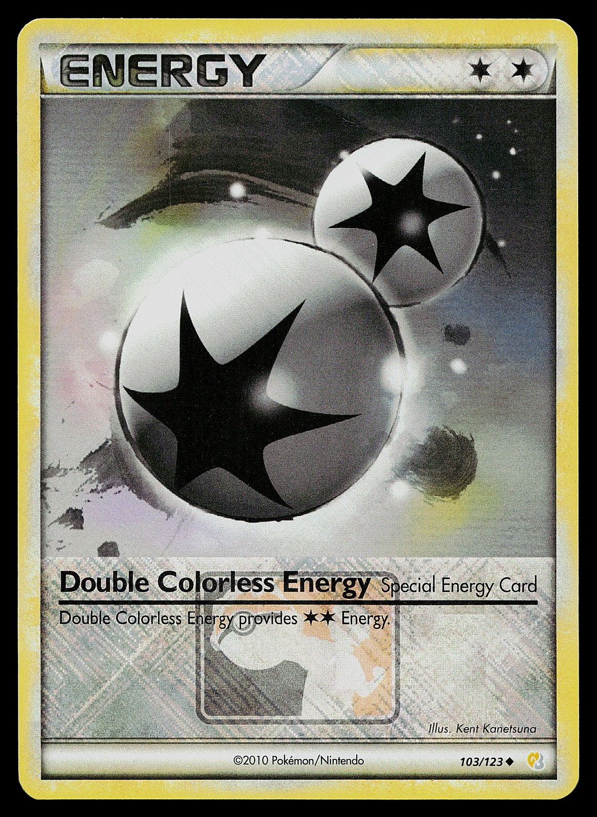 Pokemon Card - Double Colorless Energy Reverse Holo 103/123 Promo