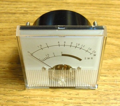 RF SWR Watt Analog Panel Meter - 20 Watt - TTC C6900