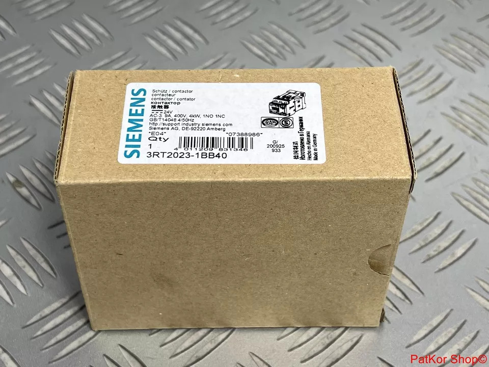 SIEMENS 3RT2023-1BB40 24V 9A 400V