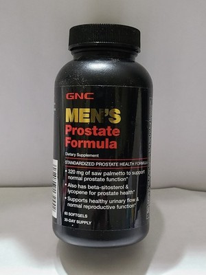 GNC Men's Prostate Formula 60 Softgels - 12/2027