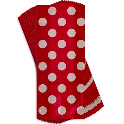 Unique Party Cellophane Bags 20 Ct Perfect Parties Red Functional Ruby Holiday