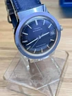 Vintage 1979 Men’s Timex Automatic Blue Dial Hidden Lugs 35 MM Watch