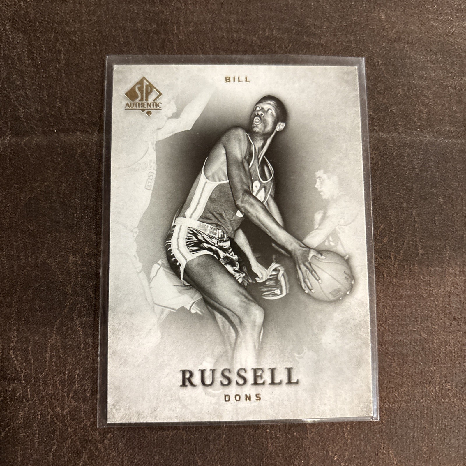 BILL RUSSELL 2012-13 SP AUTHENTIC #11 SAN FRANCISCO DONS HOFer