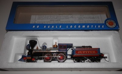 Bachmann HO POWERED 4-4-0 Central Pacific Jupiter Steam Loco & Tender #51124