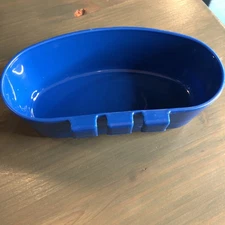 Pet Lodge 1 Pint Plastic Cage Cup - Blue