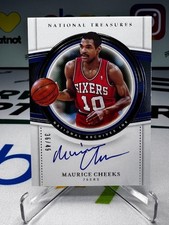 2019-20 National Treasures Maurice Cheeks National Archives Ink AUTO /49 - 76ers
