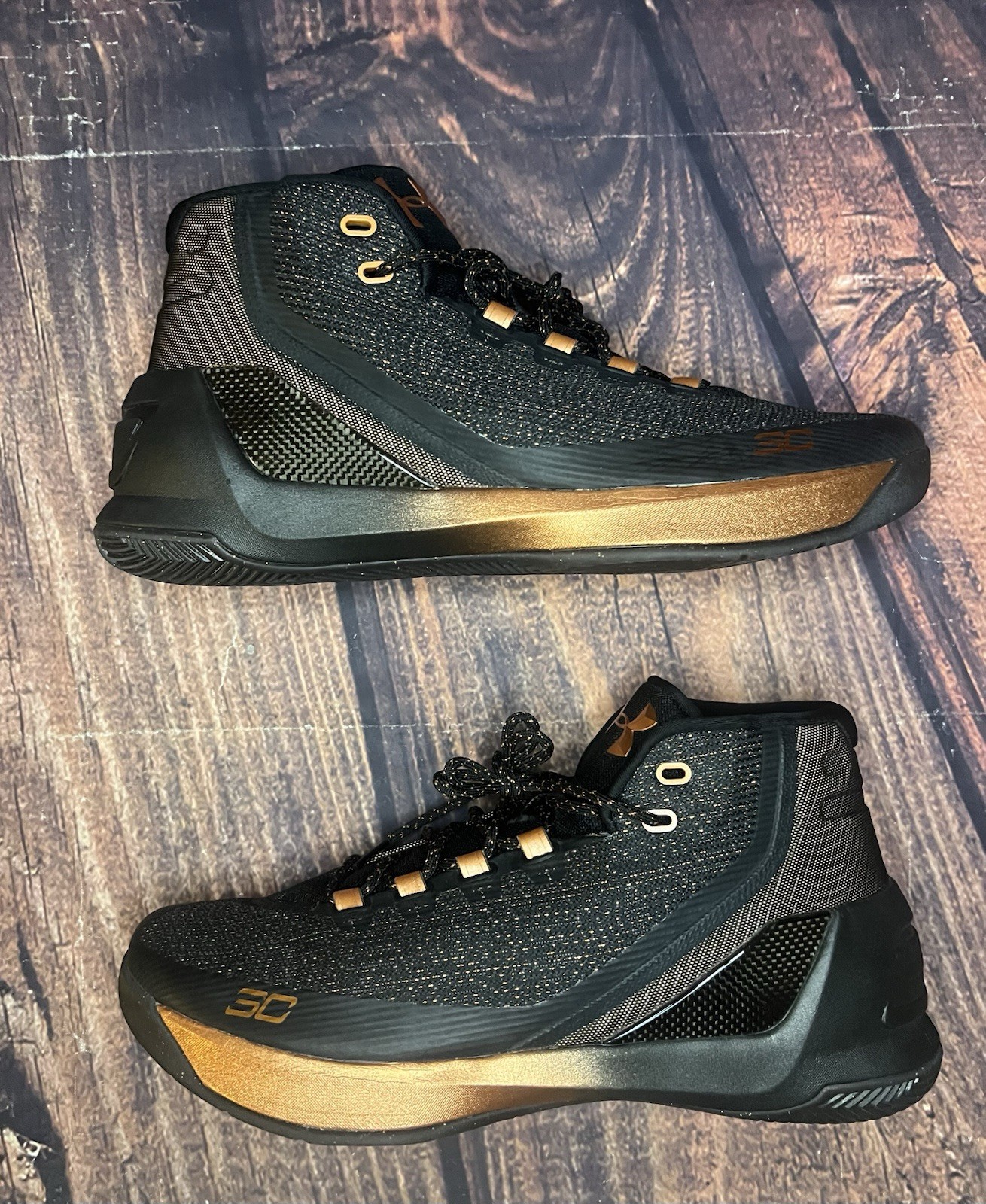 Under Armour Curry 3 Brass Band Copper Mens Basketball Shoes Size 13