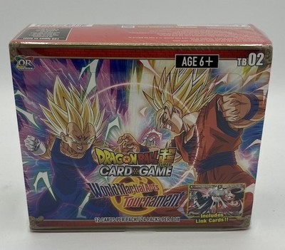 Dragon Ball Super Card Game World Martial Arts Tournament Display Booster TB02