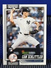 2026 Topps Series One CAM SCHLITTLER Yankees RC Rookie Card Base 111