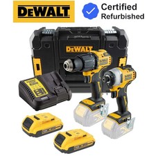 Dewalt DCK2062D2 18v Brushless DCD709 Combi Drill DCF809 Impact Driver 2 x 2.0ah