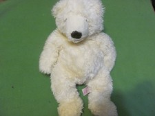 Vintage RUSS BERRIE Creamsicle Polar Teddy Bear Plush Stuffed Animal