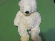 Vintage RUSS BERRIE Creamsicle Polar Teddy Bear Plush Stuffed Animal