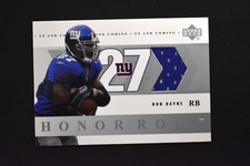 Ron Dayne 2002 Upper Deck Up And Coming Honor Roll Jersey #UC-RD Giants