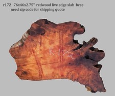 Redwood Burl DIY Craft Wood River Table R172