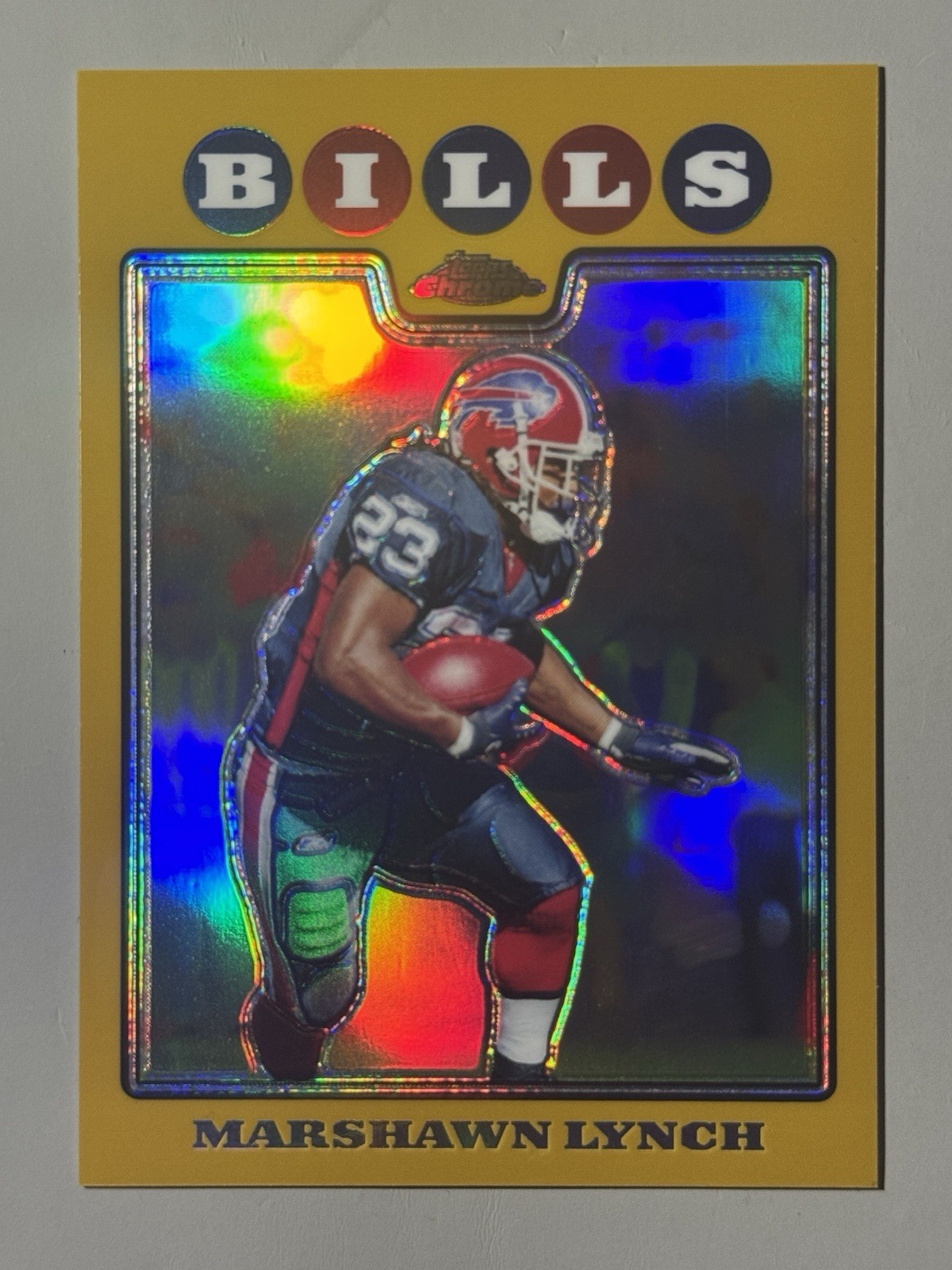 Marshawn Lynch 2008 Topps Chrome /199 Gold Refractor Rare SSP #TC48 Bills
