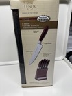 Lenox Profile Series German Steel (6) Pc. Ruby Red Knife Set With Block. New. — photo 6