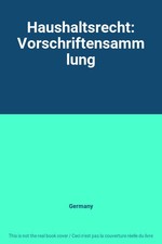 Budget Law: Regulations Collection, Germany