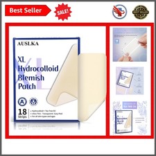 XL Hydrocolloid Blemish Patches - 18 Unscented Acne Spot Stickers for All Skin
