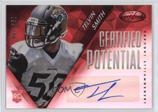 2014 Certified Potential Mirror Signatures Red /149 Telvin Smith #P-TS Auto 17pt