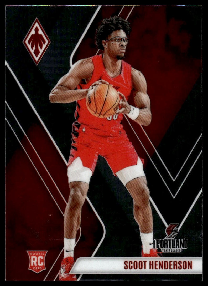 2023-24 Panini Phoenix #298 Scoot Henderson Phoenix Red Ice
