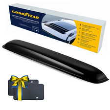 Sunroof Wind Deflector 37.8", Tinted Sun and Moonroof Visor for Deflecting Rain