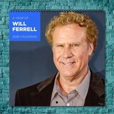 Will Ferrell 2026 Wall Calendar 12-Month Celebrity Photo Calendar