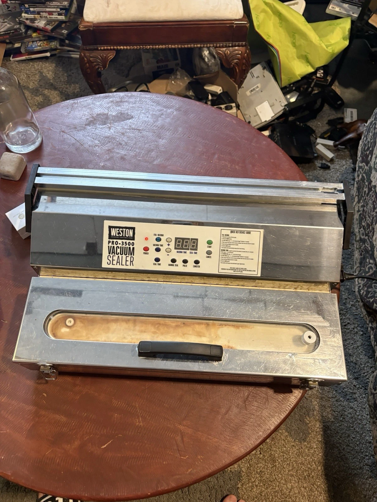 Weston Pro-3500 Professional Grade Countertop Vacuum Sealer
Opens in a new window or tab