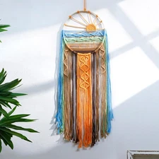 Sunset Wall Art Dream Catcher - Macrame Hanging Large Dreamcatchers Hand Woven