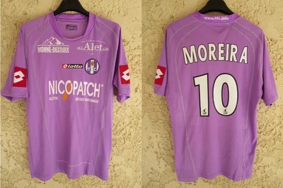 Maillot TOULOUSE TFC 2005 2006 MOREIRA n°10 LOTTO vintage football shirt XL - Photo 1/4