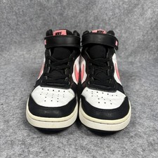 Nike Court Borough Mid 2 Black Pink White High Top Sneakers CD7783-005 Youth 3Y