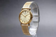Seiko Spirit 7N01-6030 Gold Dial 32mm Quartz Men's Watch From JAPAN Exc 5