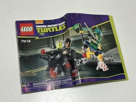 Lego Teenage Mutant Ninja Turtle Karai Bike Escape #79118 (incomplete set)