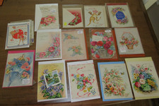 Vintage misc UNUSED Get Well Greeting Cheer Cards envelopes LOT 13 total 1 price