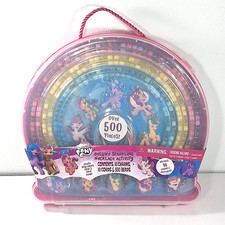 New My Little Pony - Deluxe Sparkling 500 Pc Make A Necklace Beads Activity Set