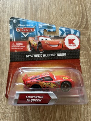 Disney Pixar LIGHTNING MCQUEEN mit KUNSTGUMMIREIFEN. K Mart Exclusive