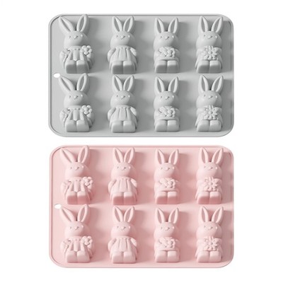 Easter Silicone Mold Bunny Egg Basket Shapes Food Grade Chocolate Candy Making