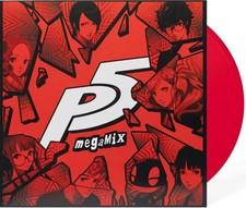 Persona 5 Megamix Video Game Soundtrack Red Vinyl LP Record P5 ATLUS Royal