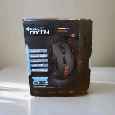 Gaming Maus Roccat Nyth 2 Stück Schwarz Und Weiß,  Text Lesen
