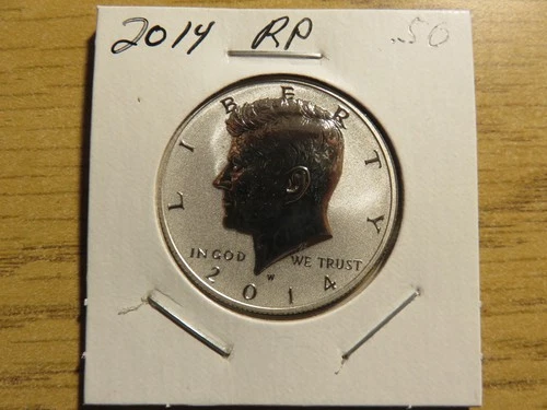 2014 W Reverse Proof Silver Kennedy Half Dollar
