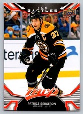 Patrice Bergeron 2022-23 Upper Deck MVP #109 Ice Battles Boston Bruins