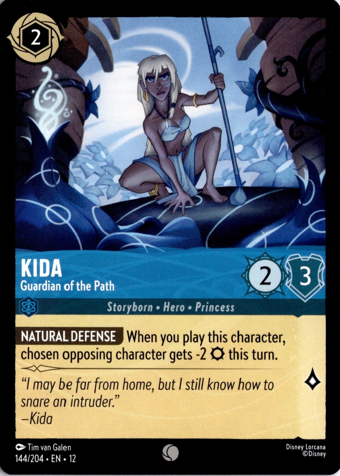 Kida - Guardian of the Path 144/204 Character Common Wilds Unknown Lorcana TCG