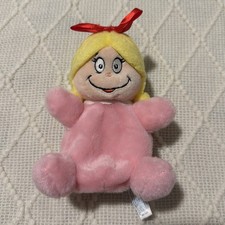 Dr Suess Aurora Plush Cindy Lou Who The Grinch Who Stole Christmas 5 In Beanbag