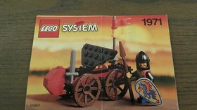 LEGO Castle: Battering Ram (1971) 100% Complete w Minifigures & Instructions