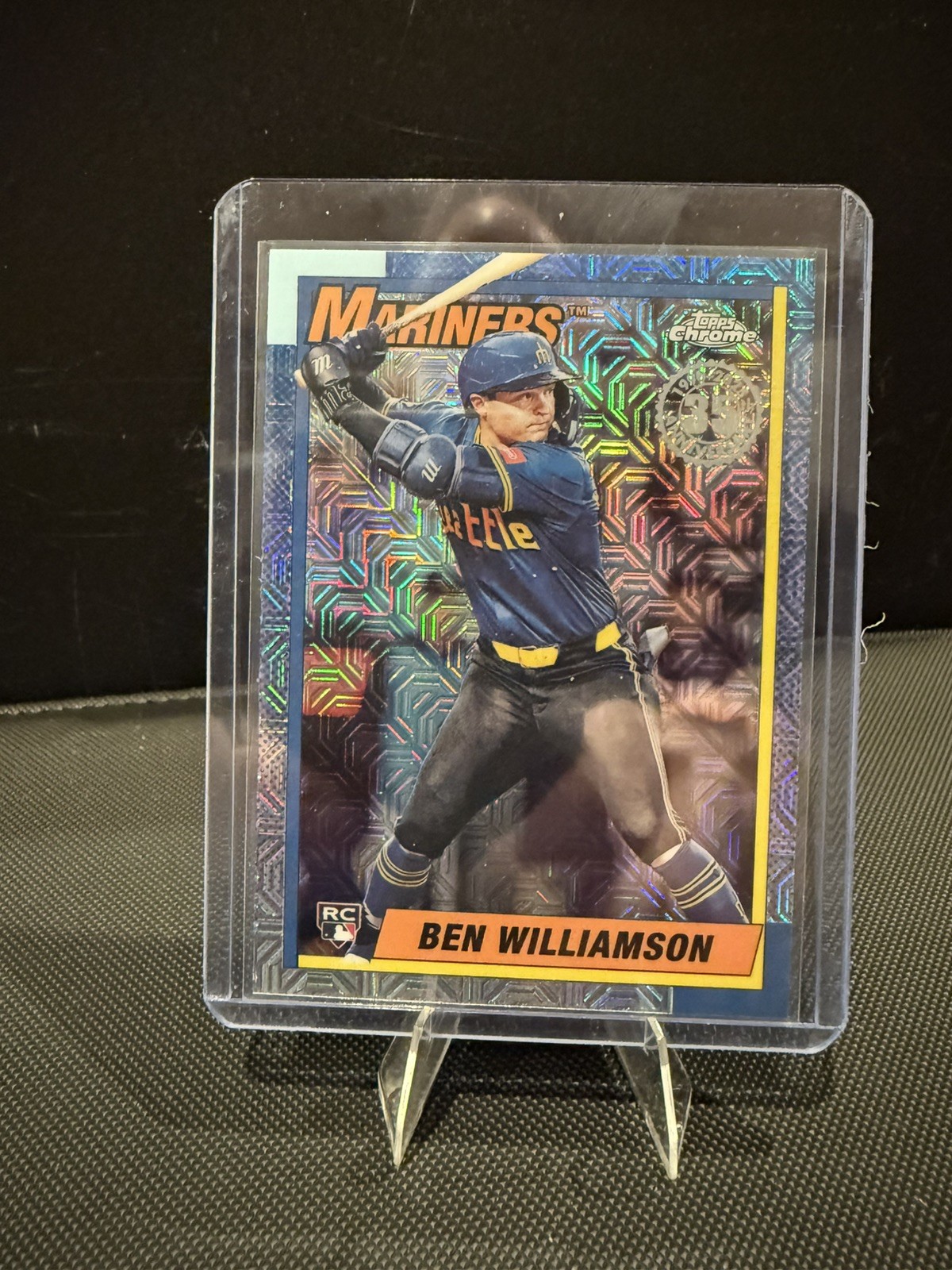 2025 Topps Update 1990 Chrome Mojo Silver Pack Insert Ben Williamson