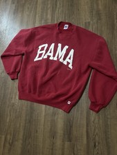 Vintage University Of Alabama Crimson Tide Made In USA Russell Athletic Crew