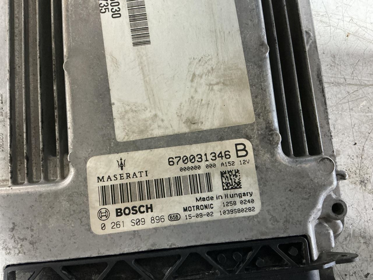 Maserati Ghibli 2016 Engine control unit P/N 829282