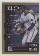 2025 Bowman Scouts Top 100 Chrome Gold Refractor 28/50 Alejandro Rosario 0nr3
