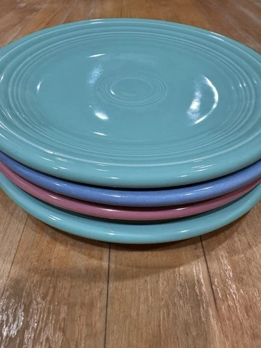 Vintage 1998 Homer Laughlin Fiestaware 7 1/4" Salad Plates Lot Of 4