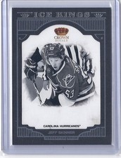 11-12 2011-12 CROWN ROYALE JEFF SKINNER ICE KINGS #5 CAROLINA HURRICANES