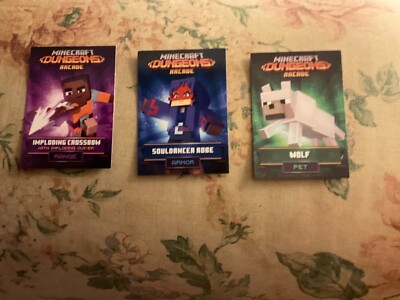Minecraft Dungeons Arcade Ser 1 Std Singles-You Pick/Free Ship 57/60 IN STOCK!